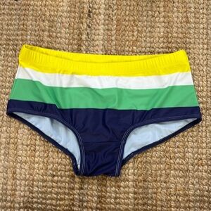 Brazilian Speedo Swim box - Size XLarge - Striped Pattern - Brand New